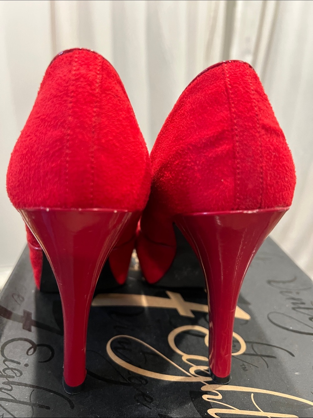 Delicious Red Suede Stiletto Pumps